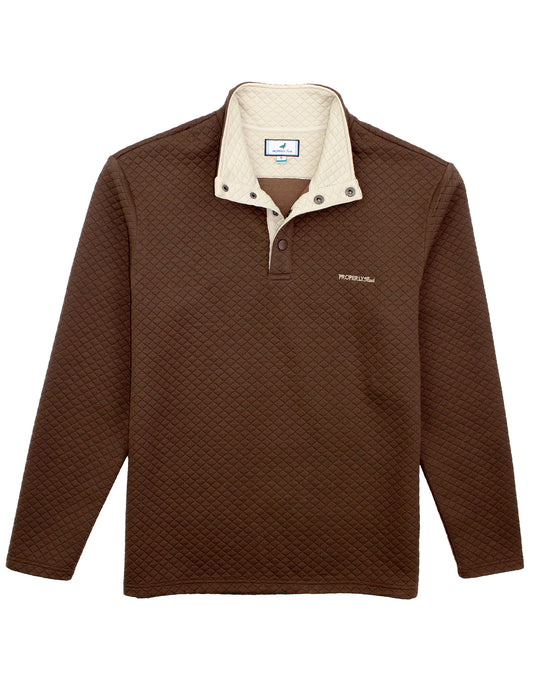 brown club pullover