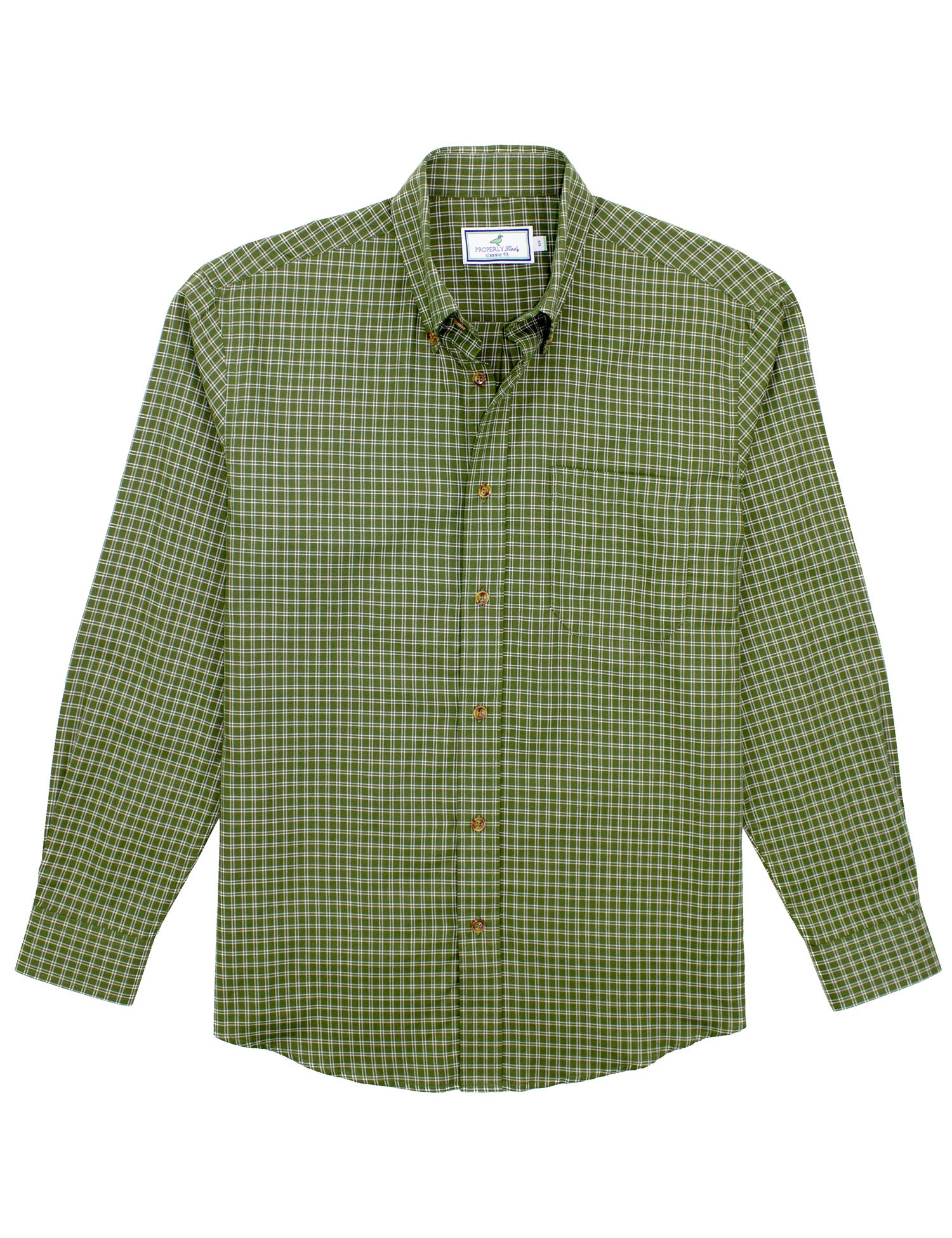 cypress needle button down