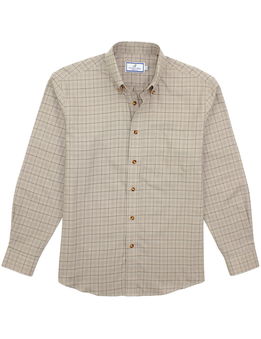 wheat field button down