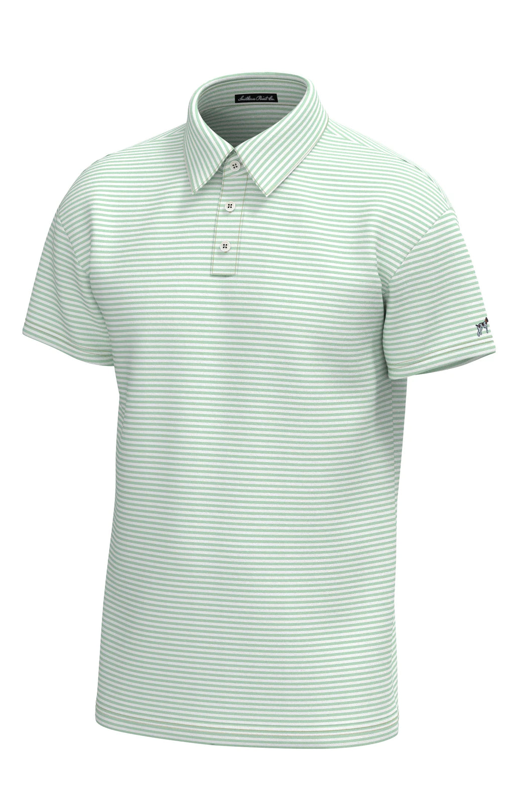 Green Morgan Stripe Polo