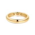 gold curve dome band