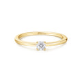 gold slim stacking ring