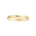 gold 2mm smooth band