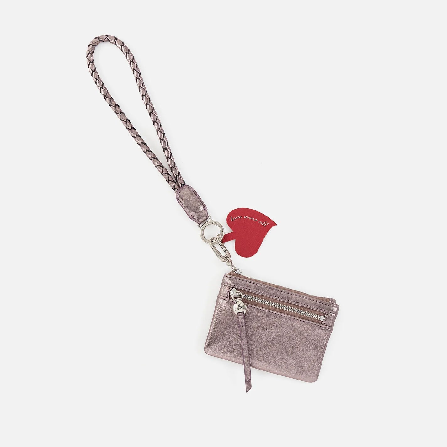Lasso Phone Wristlet in Metallic Pewter