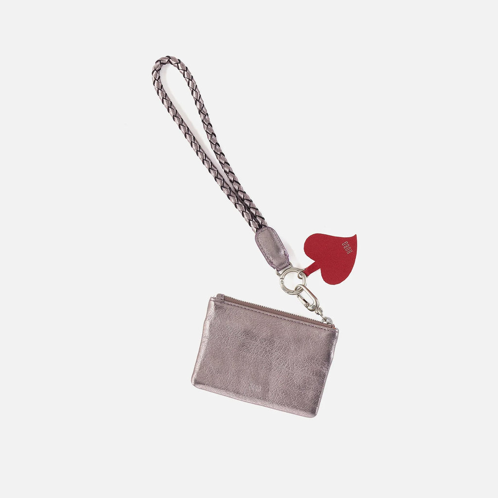 Lasso Phone Wristlet in Metallic Pewter