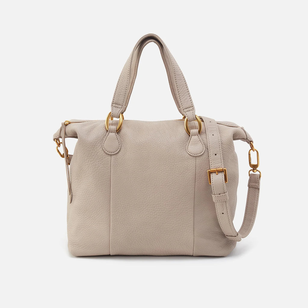taupe harley satchel