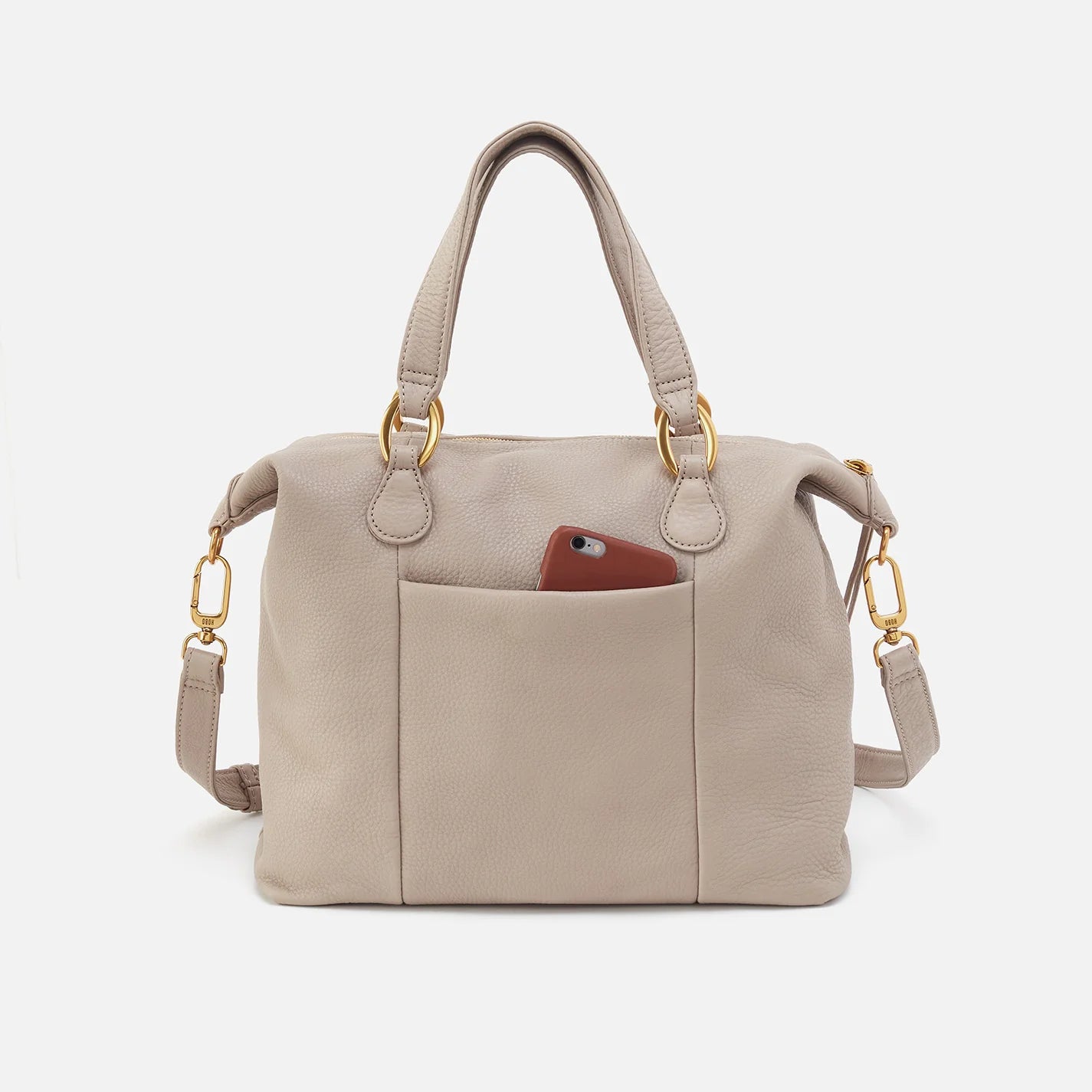 taupe harley satchel