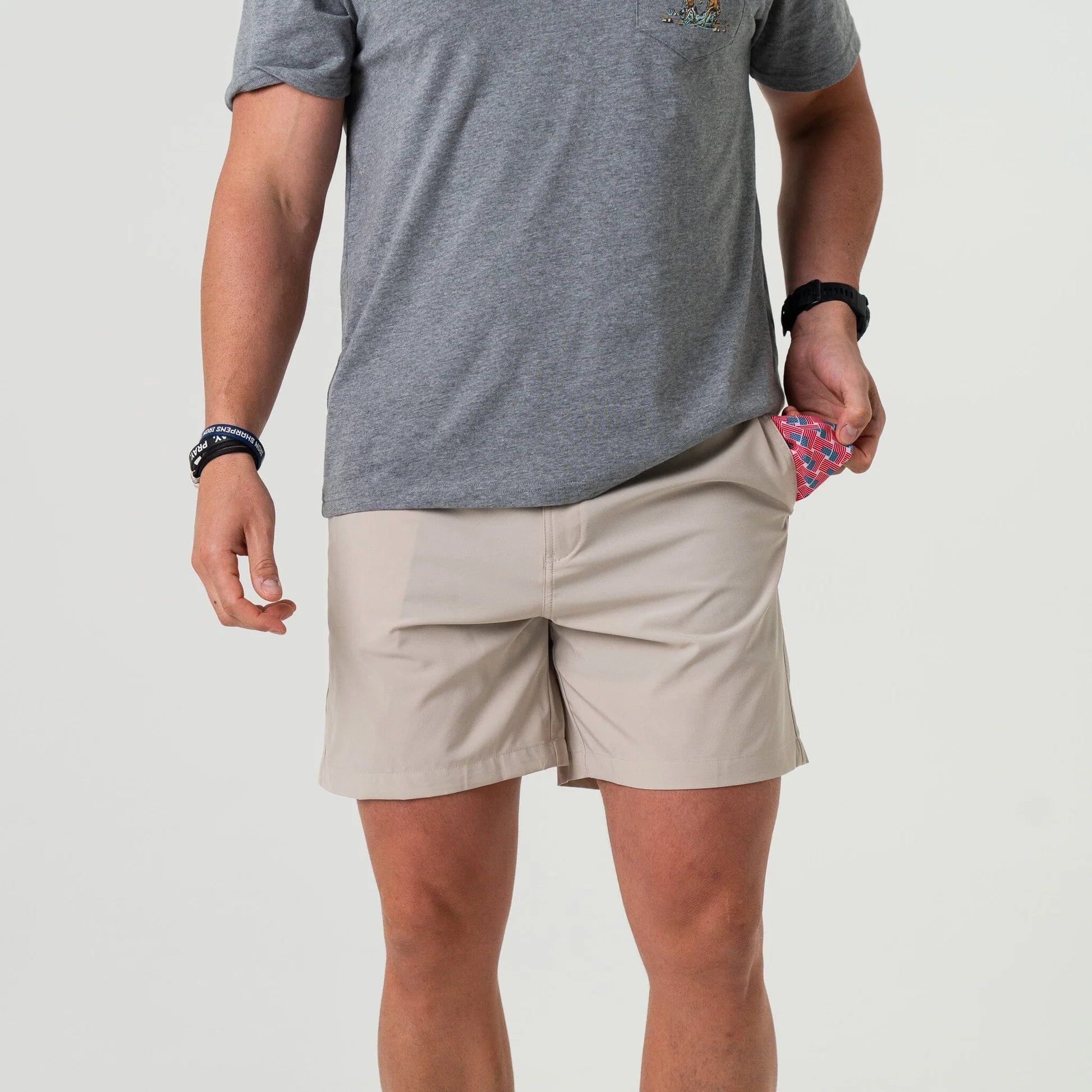 Light Khaki Everyday Short