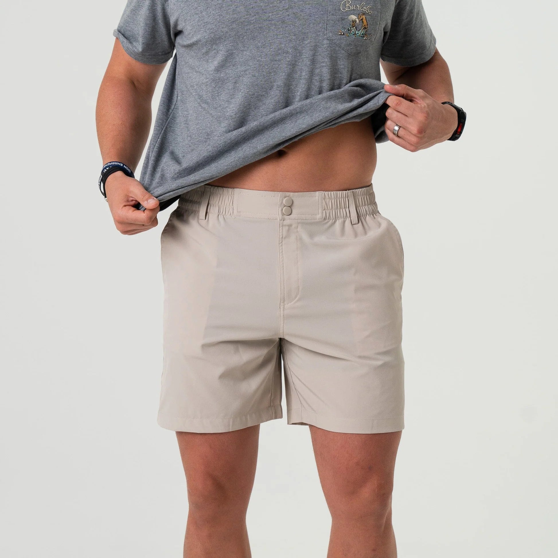 Light Khaki Everyday Short