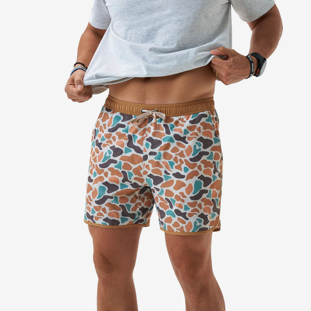 Bayside Camo Swim Trunks
