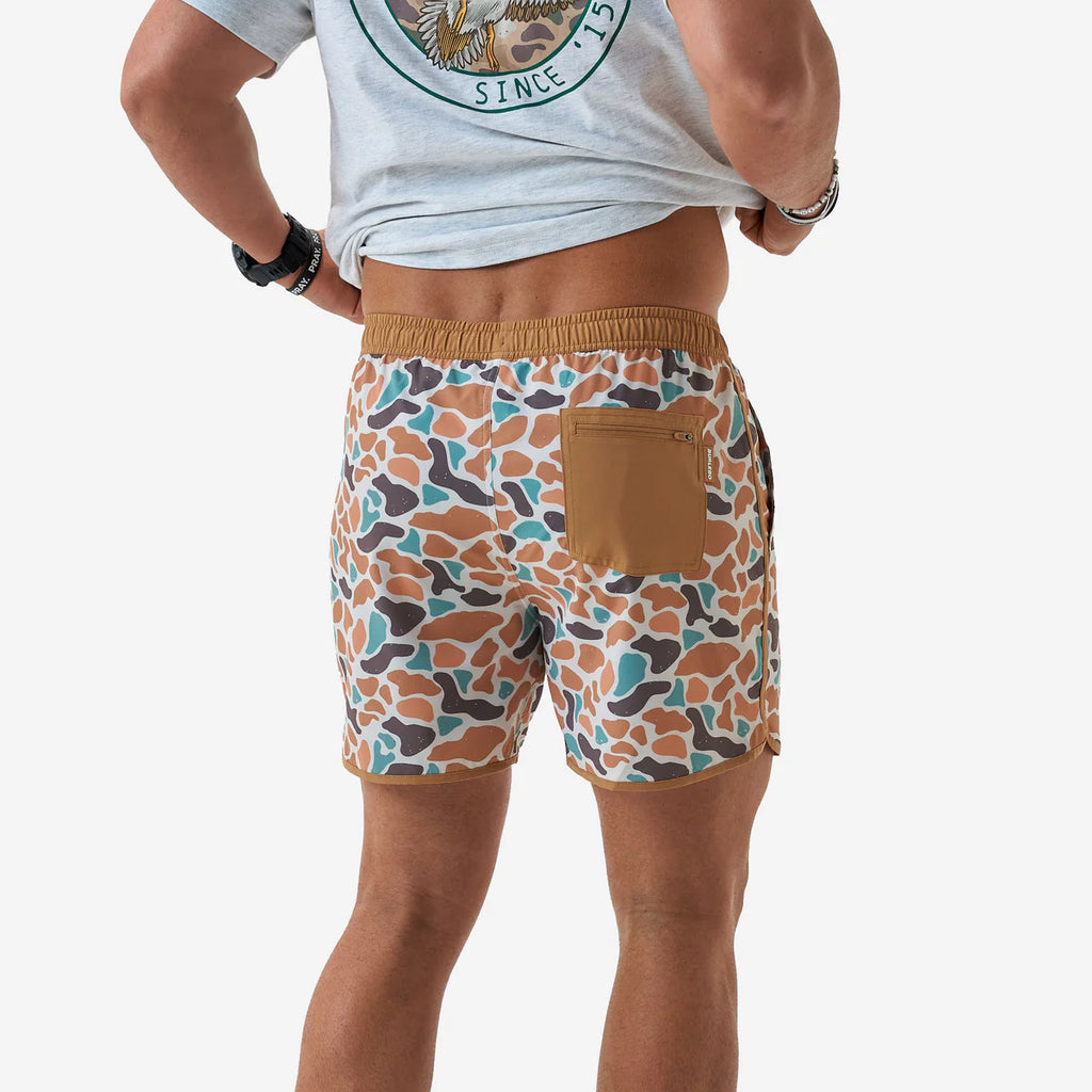 Bayside Camo Swim Trunks