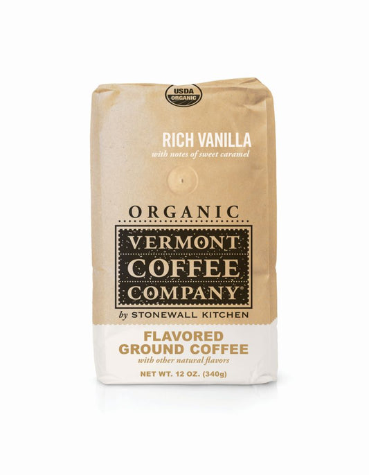 rich vanilla ground coffee