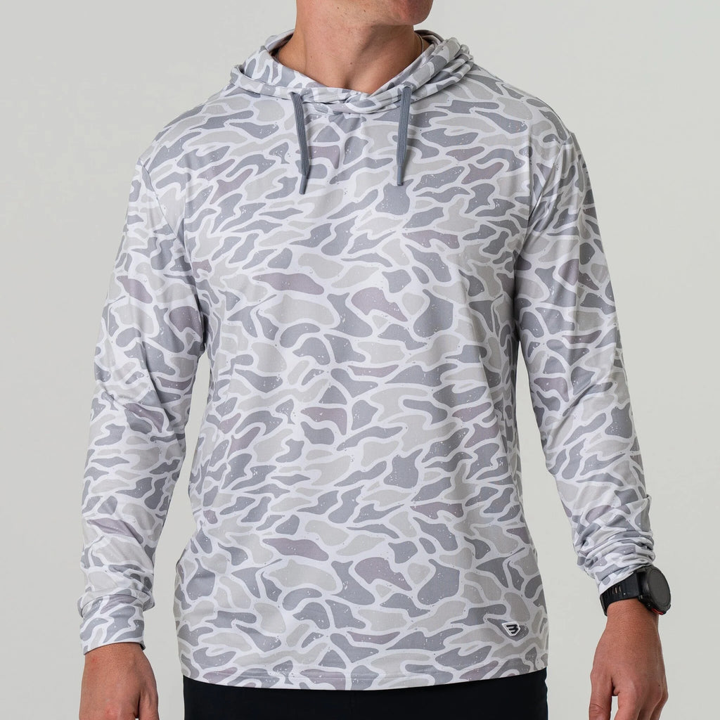 White Camo Performance Hoodie
