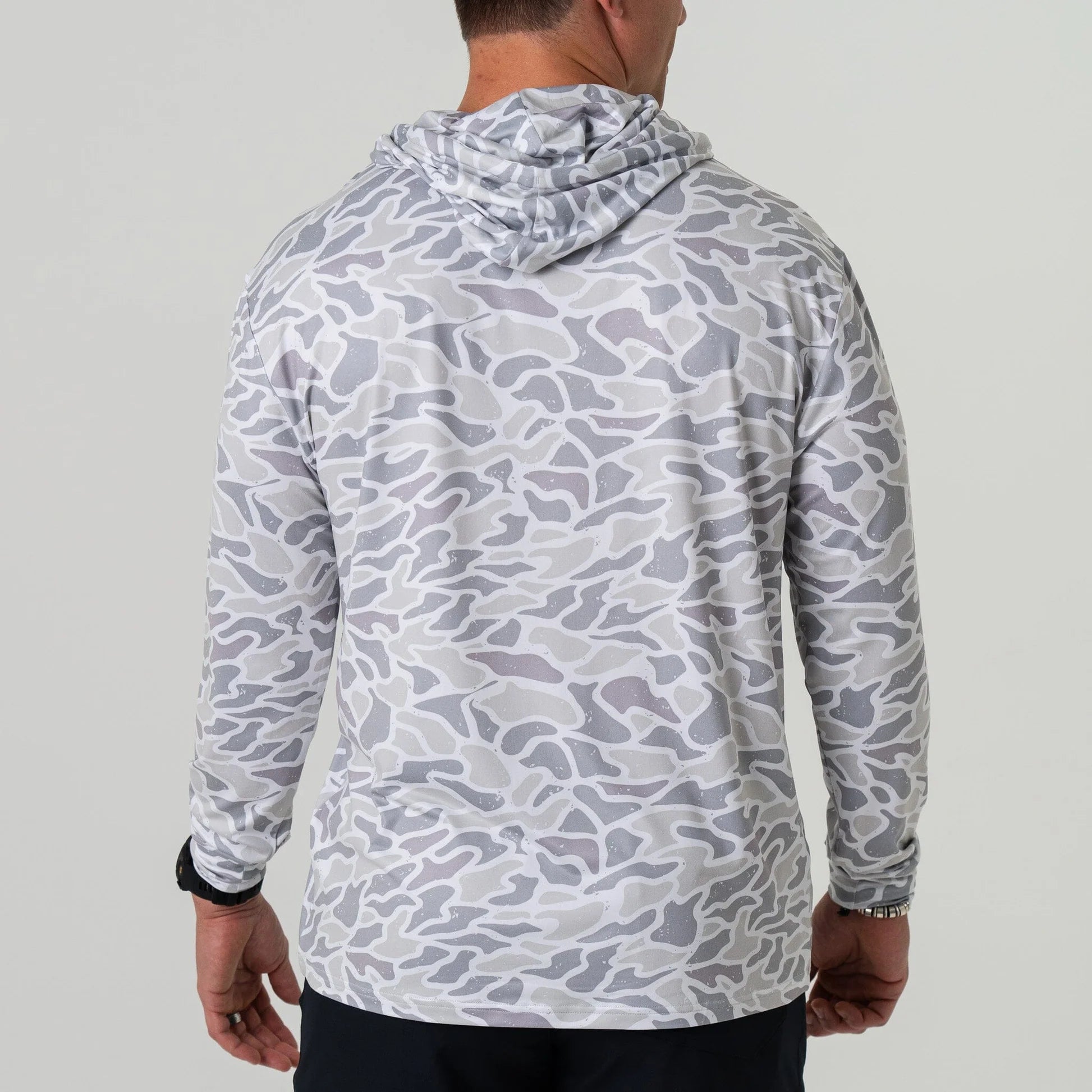 White Camo Performance Hoodie