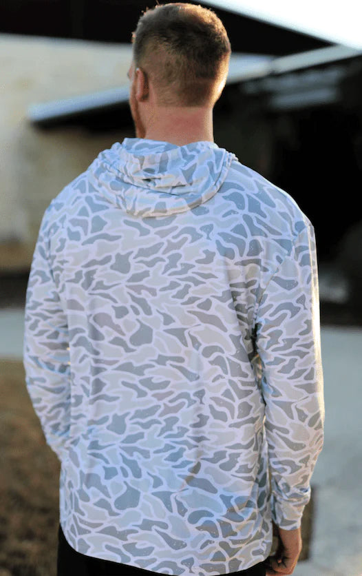 performance hoodie - white camo