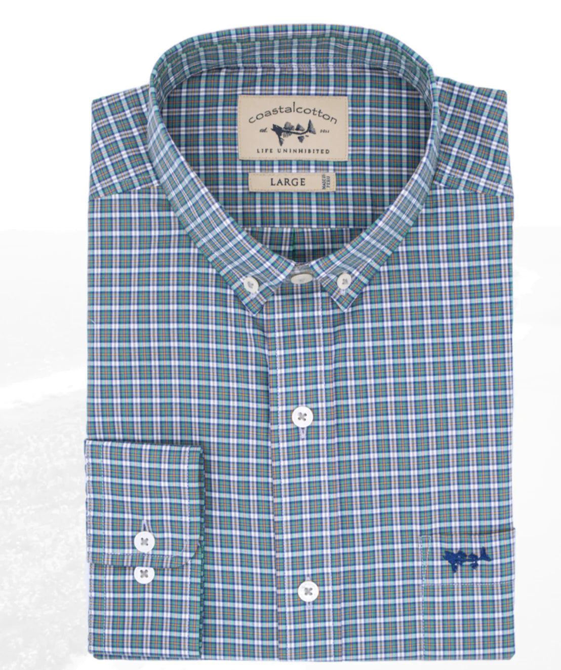 emerald check shirt