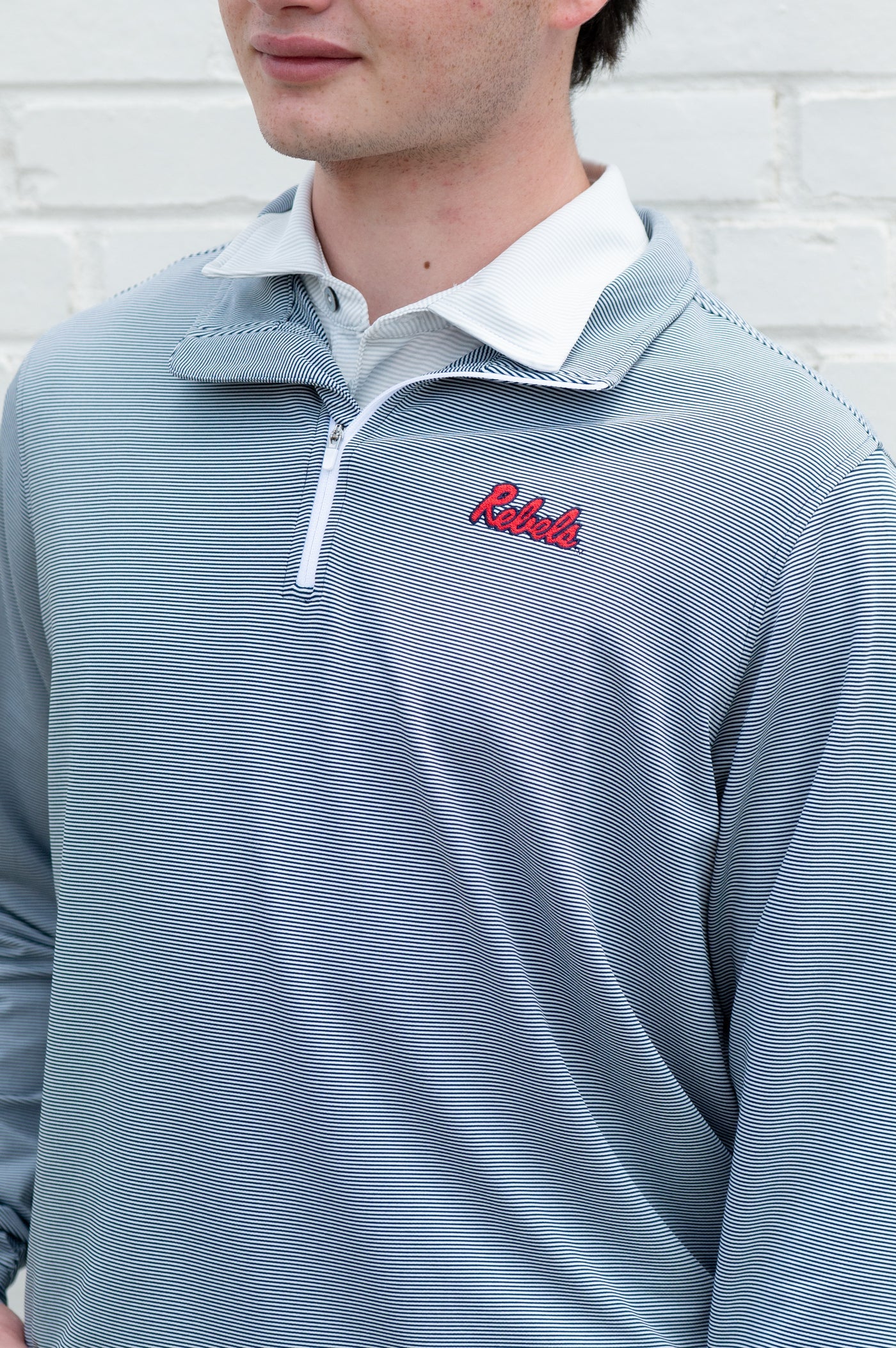 Script Rebels Stripe Pullover