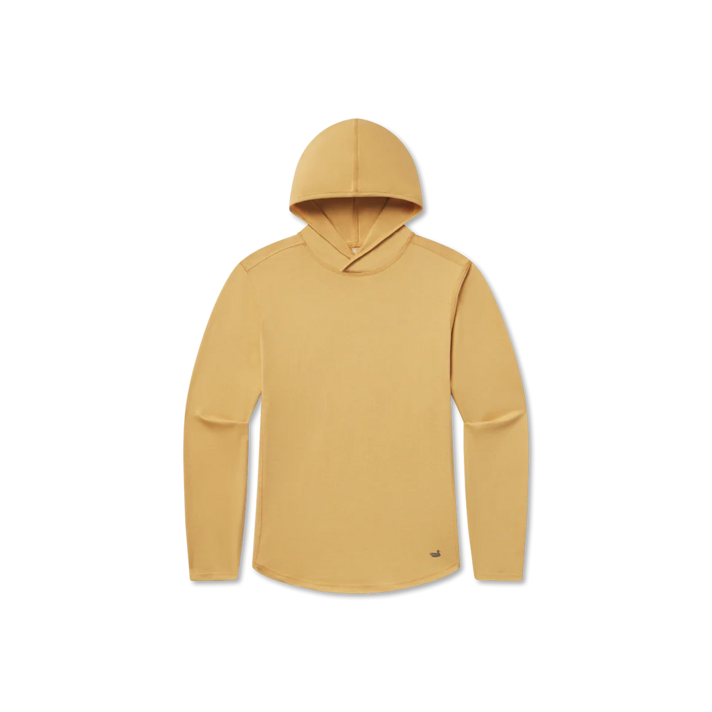 Hoodie Tee - Khaki Gold
