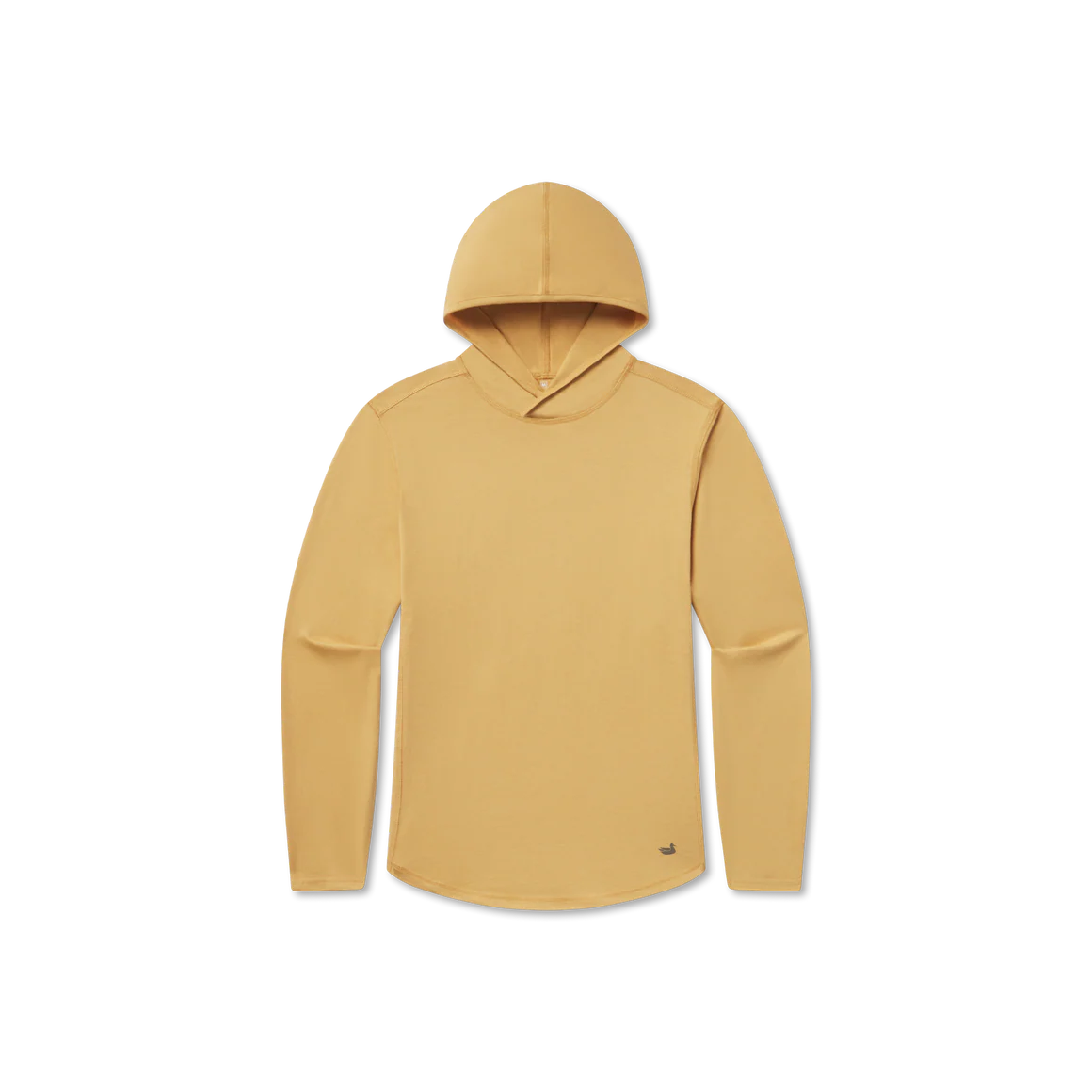 Hoodie Tee - Khaki Gold