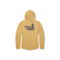 Hoodie Tee - Khaki Gold