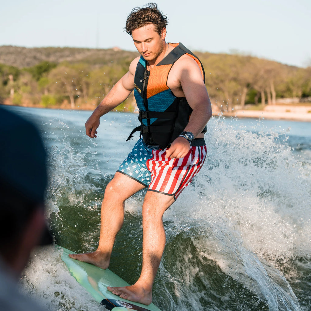 Throwback USA Swim Trunk