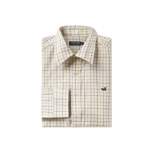 Chateau Dress Shirt - Oatmeal and Stone