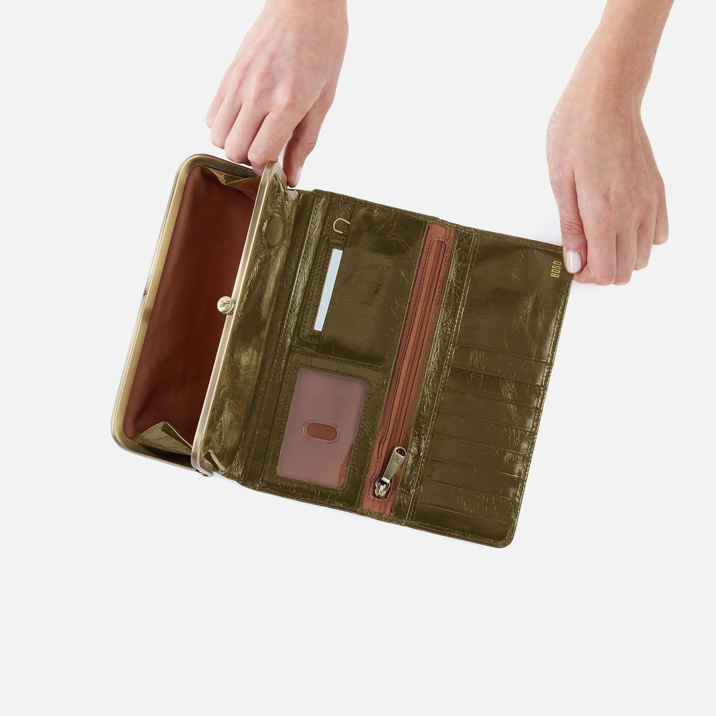 Rachel Wallet - Olive Veil