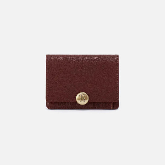 hutton small wallet in brown bear