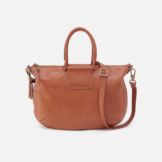 Shelia Large Washed Leather in Harvest Wheat