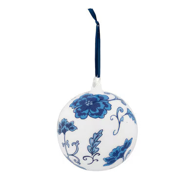 peony patterned ornament ball