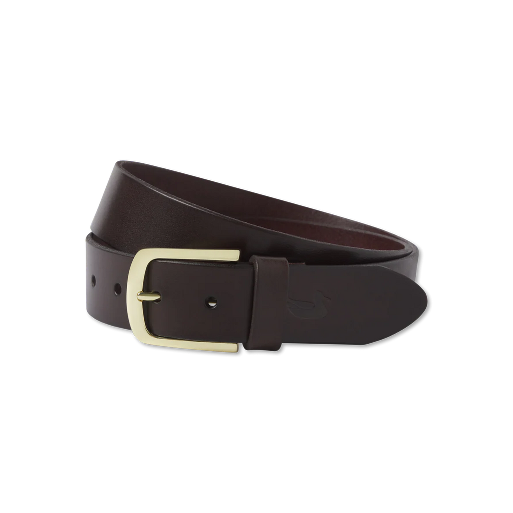 Dark Brown Stamped Belt