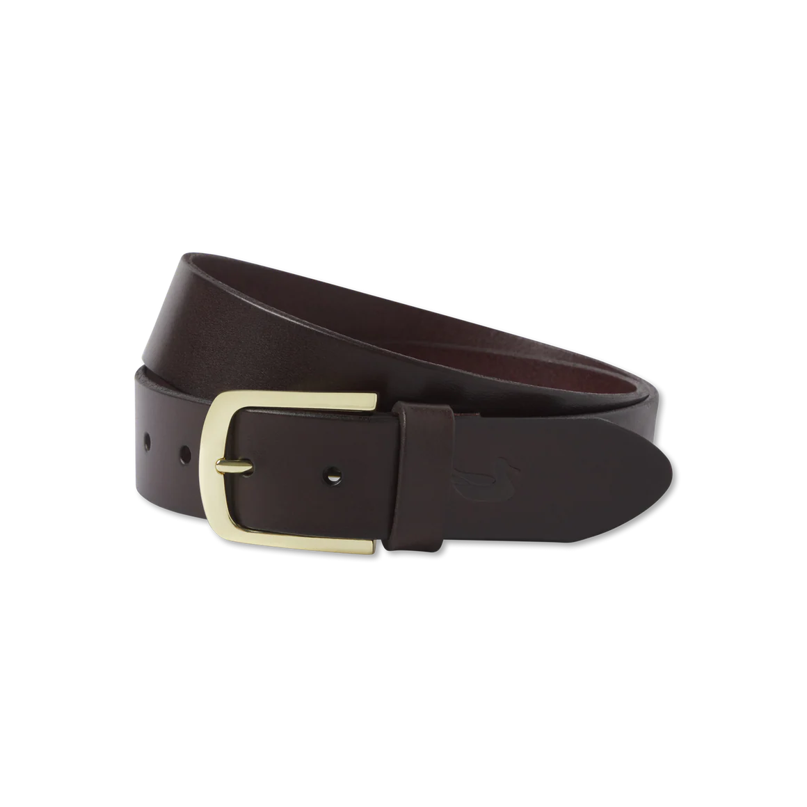 Dark Brown Stamped Belt