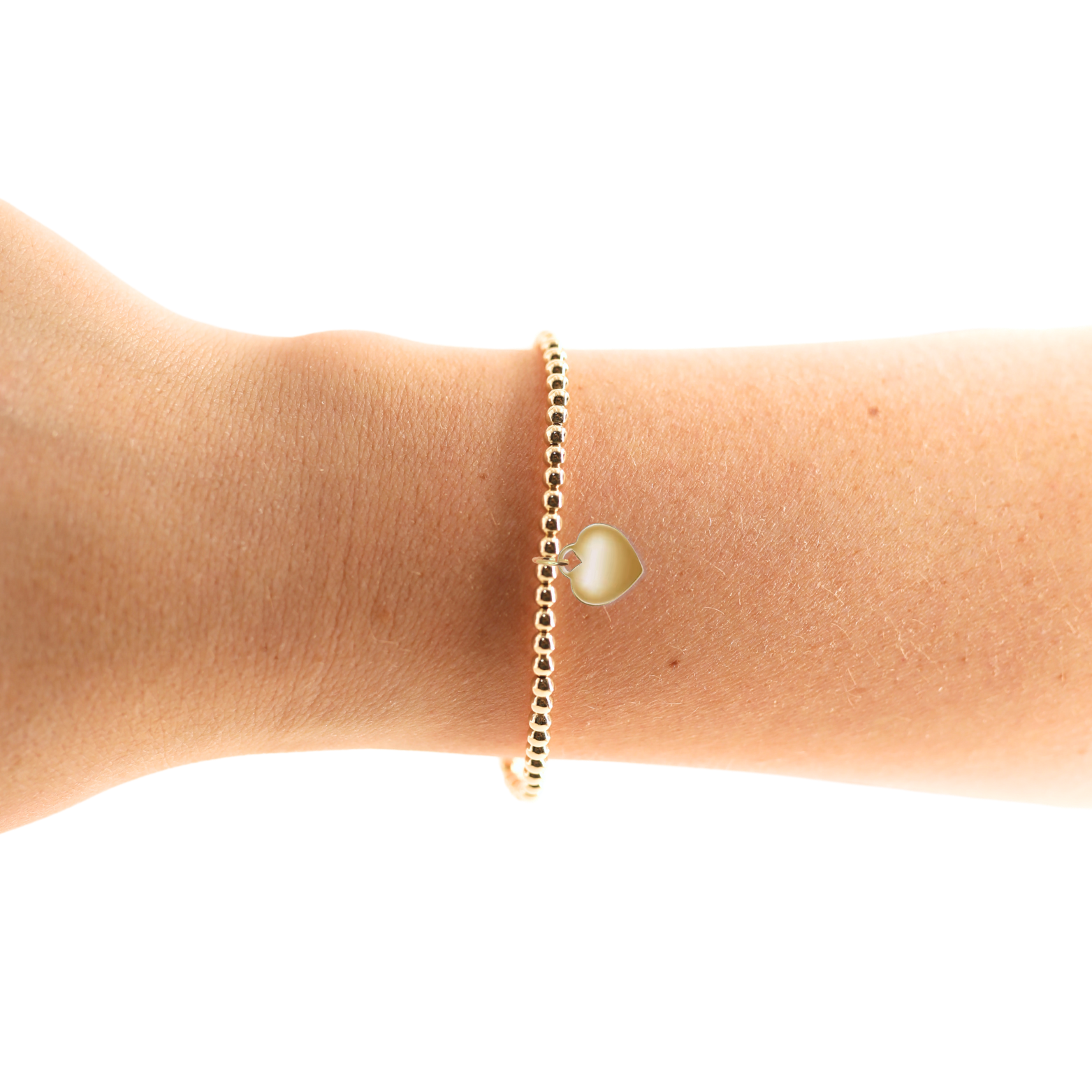 Heart Locket Charm Bracelet