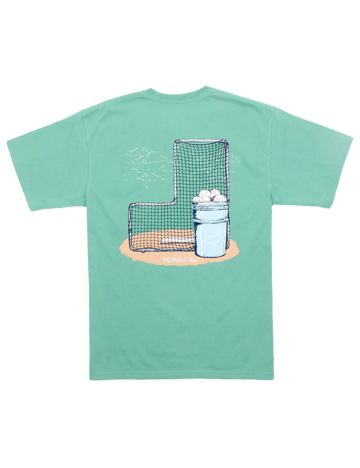 baseball bucket tee