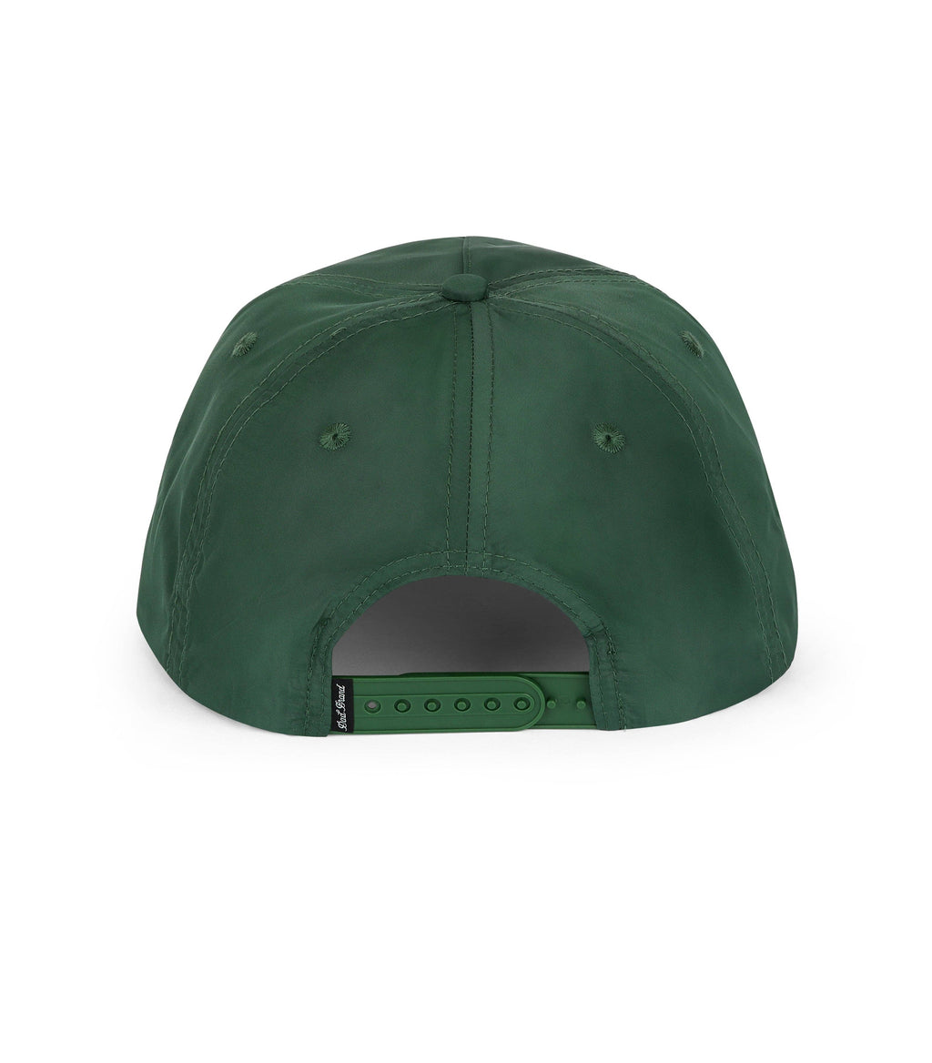 Dad 3D Puff Rope Hat - Green 5-Panel Snapback