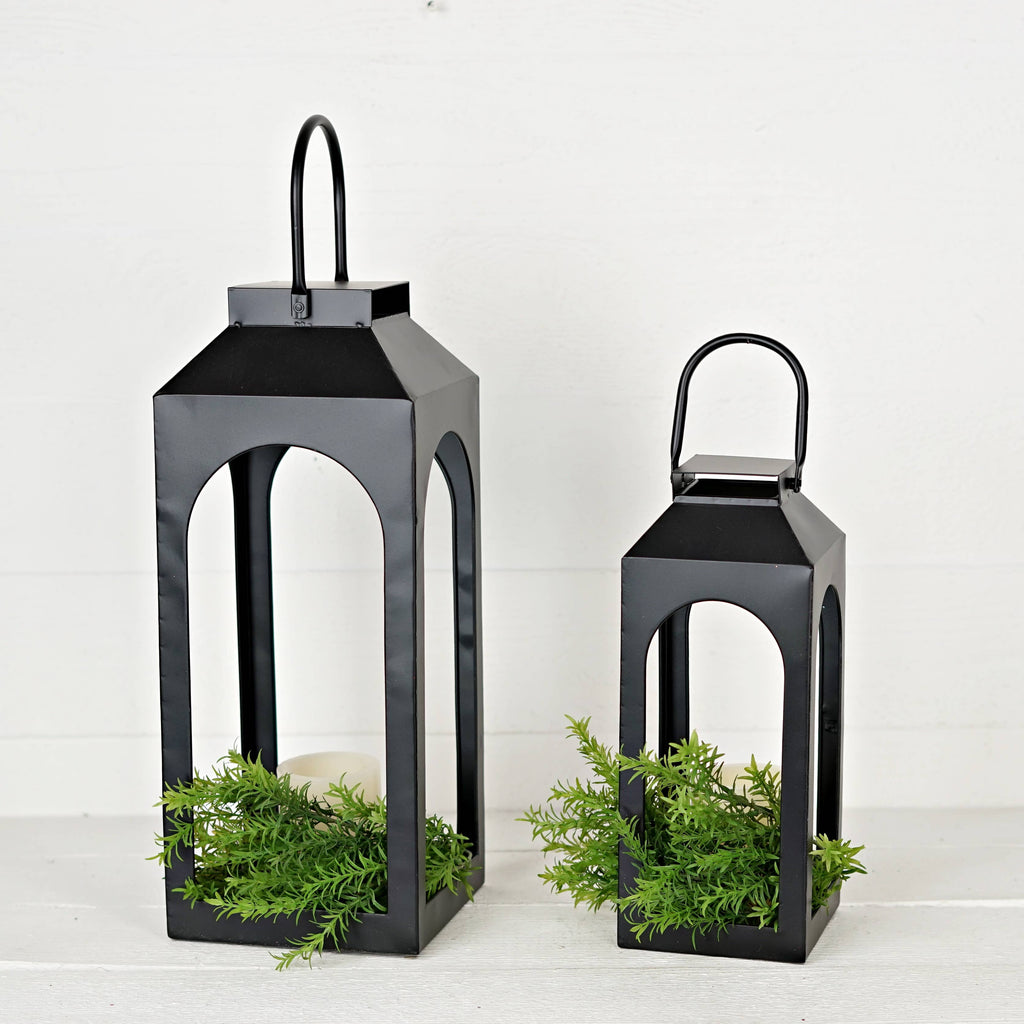 Black Metal Chic Lantern