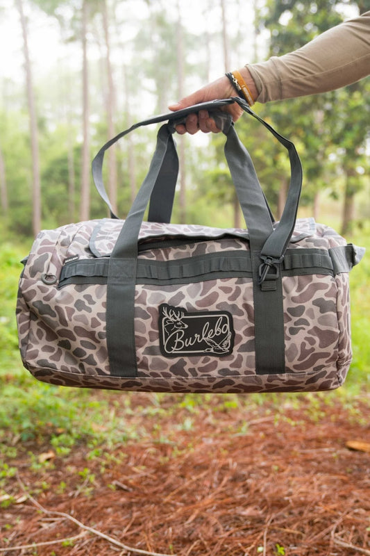 deer camo duffle