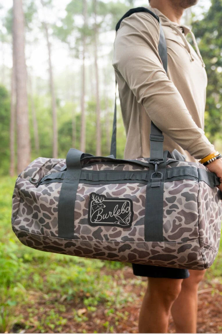 deer camo duffle