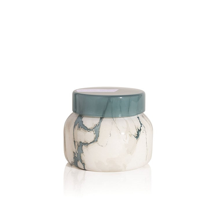 VOLCANO MODERN MARBLE PETITE JARS, 8 OZ