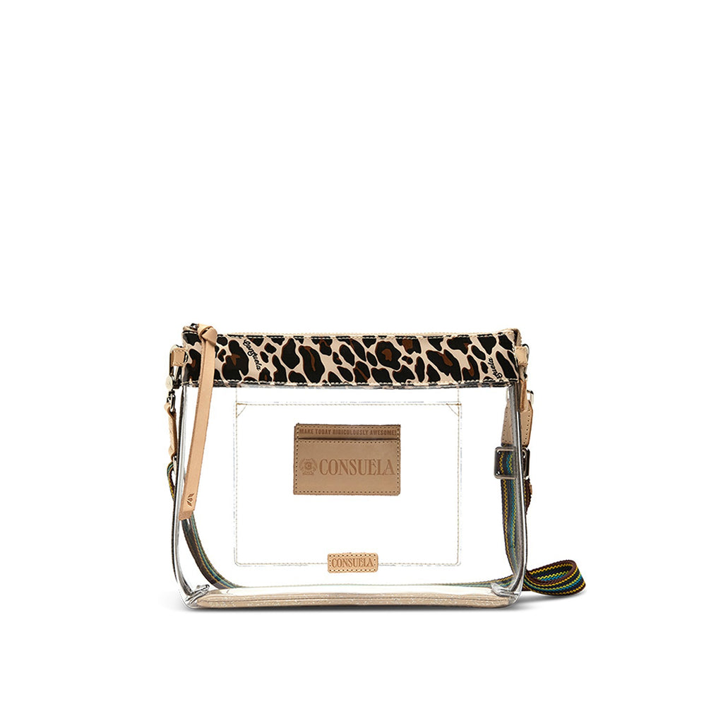 Downtown Crossbody, Clear Mona