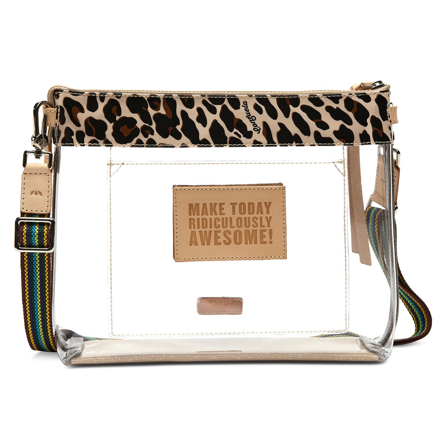 Downtown Crossbody, Clear Mona