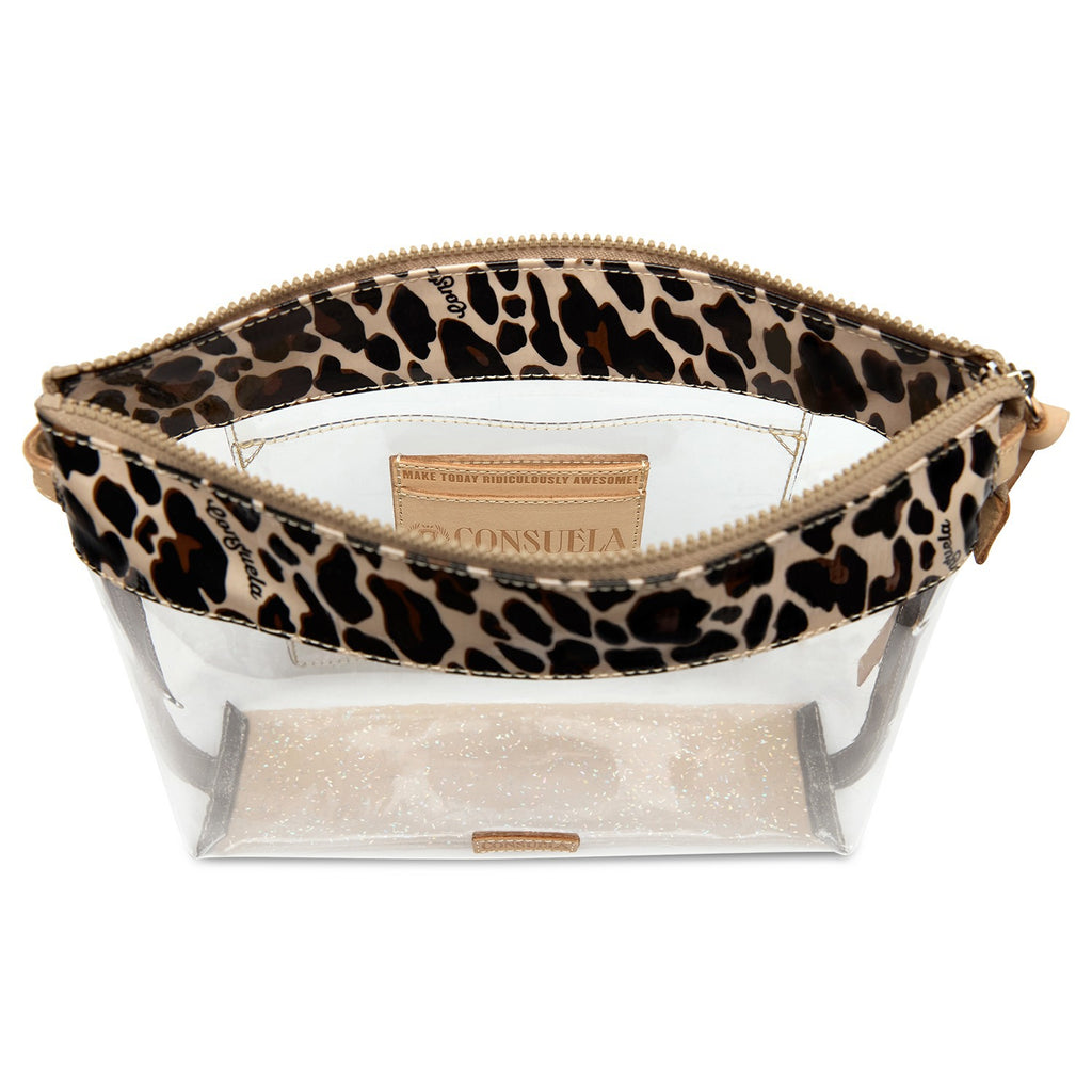 Downtown Crossbody, Clear Mona