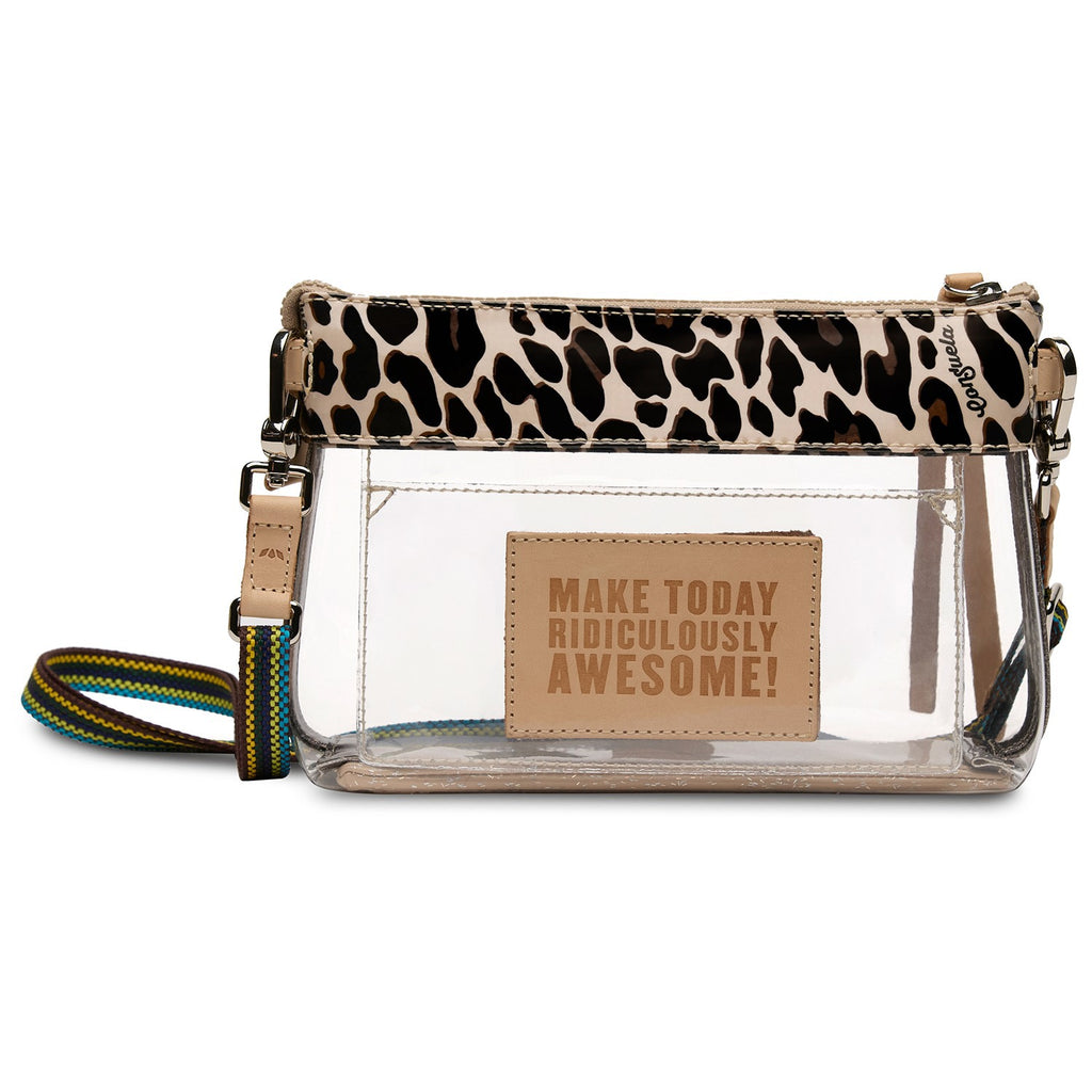 Midtown Crossbody, Clear Mona