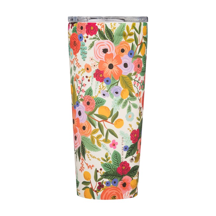 tumbler 24oz - garden party x rifle paper