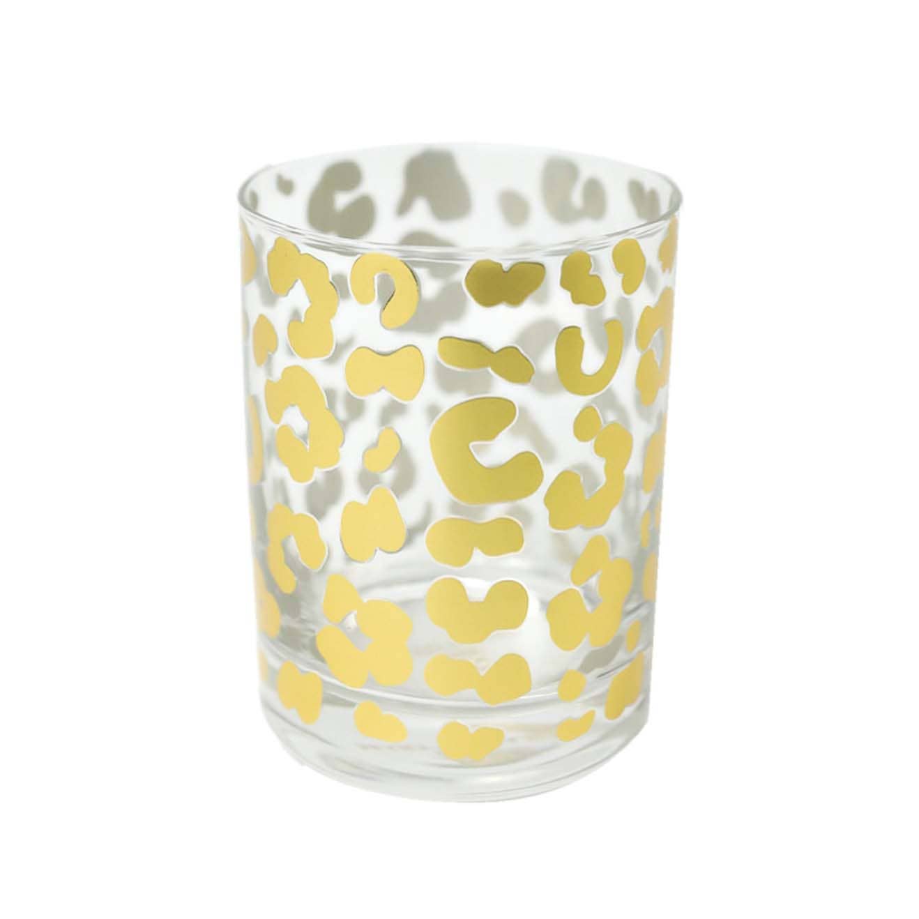 Cocktail Glass | Gold Leopard
