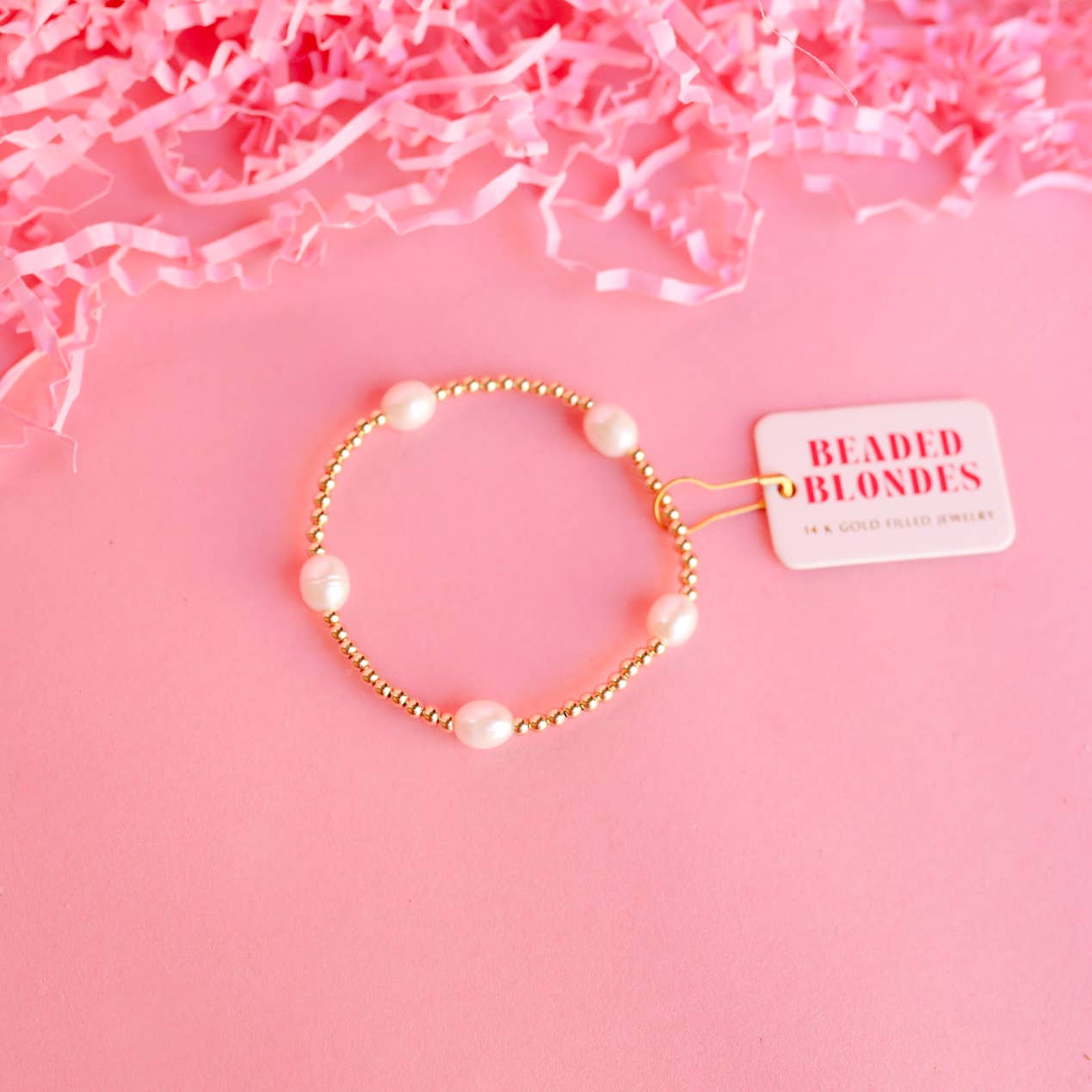 Pearl Poppi Bracelet in Gold