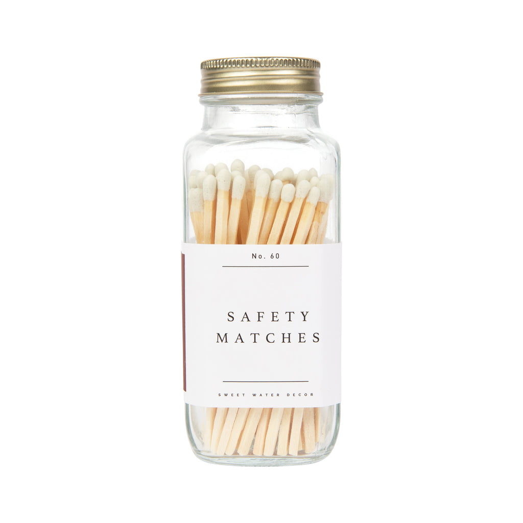 Safety Matches, White Tip - Home Decor & Gifts