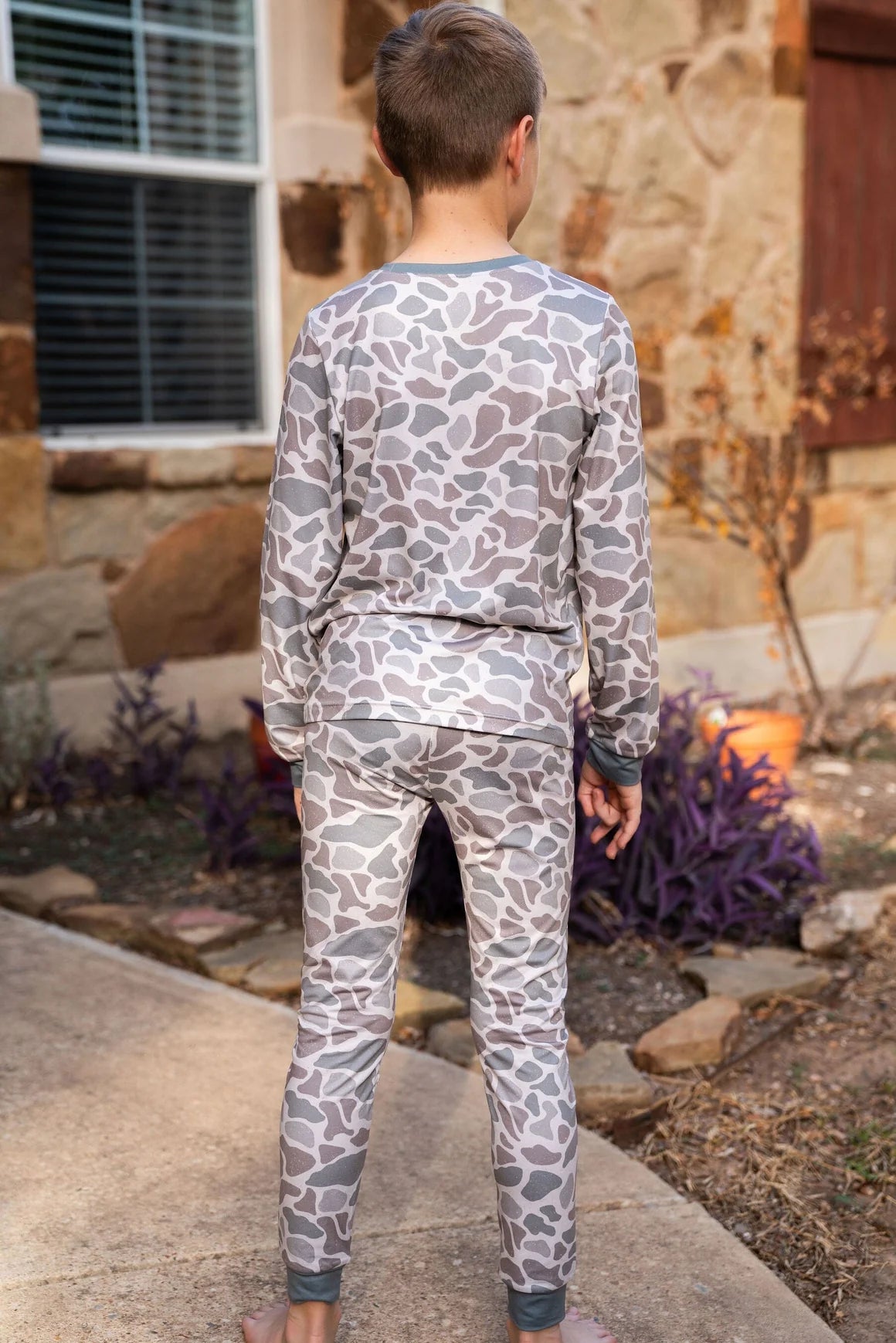 deer camo pajama set