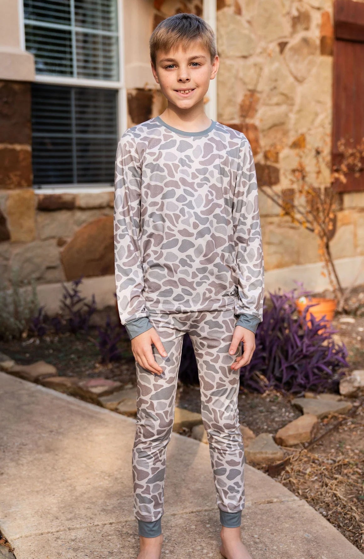 deer camo pajama set