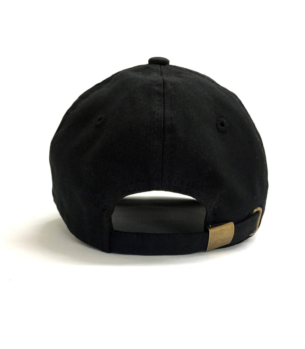 Boy Dad Embroidered Dad Hat - Black Cotton Gift